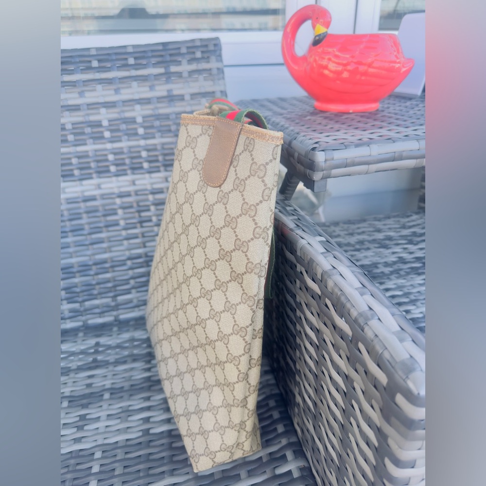 Gucci GG Supreme Sherry Line Tote Bag - Picture 6 of 15